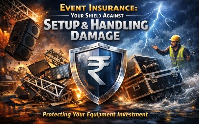 Event Insurance: Your Shield Against Setup and Handling Damage When Equipment Takes Centre Stage